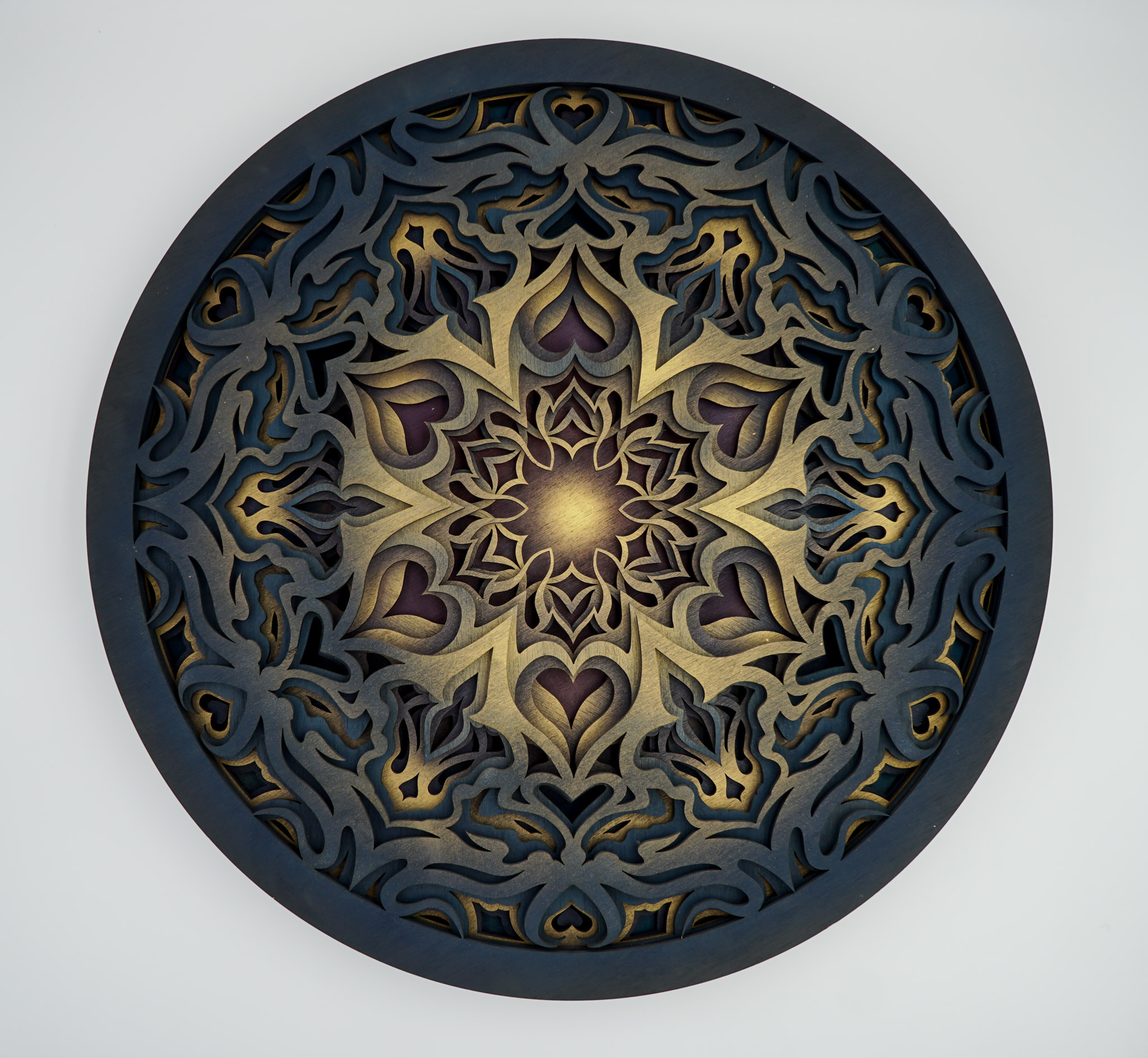 Technician of the Sacred Art Wood Cut Design